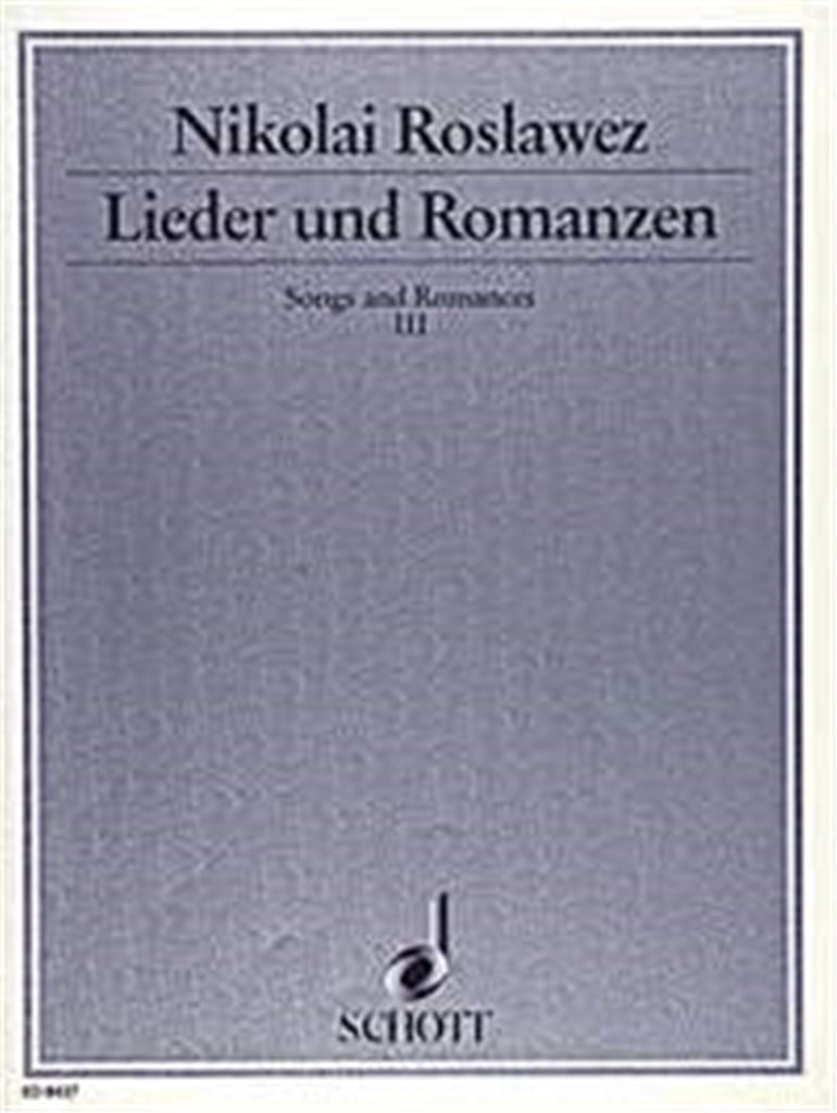 Lieder und Romanzen Band 3